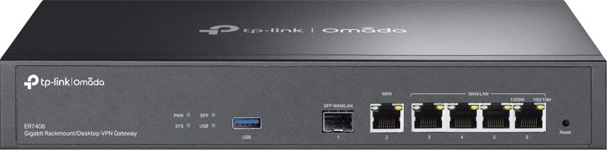 Router TP-Link ER7406 4x GLan/GWan, 1x GWan, 1x SFP, Omada SDN