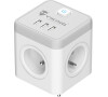 Síťový adaptér Viking ACT43S/Output:4xAC,3xUSB-A/Tlačítko ON/OFF (VACT43S)