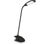 CONNECT IT CLIP stolní Led lampička s klipem, int. baterie, USB-C, ČERNÁ (CLI-7020-BK)