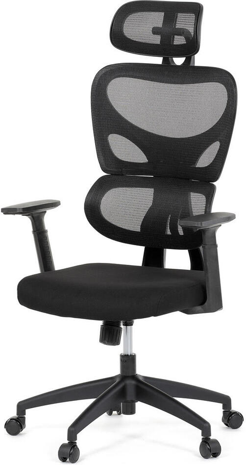Kancelářská židle, houpací mechanismus, černá, KA-K2080 BK Autronic