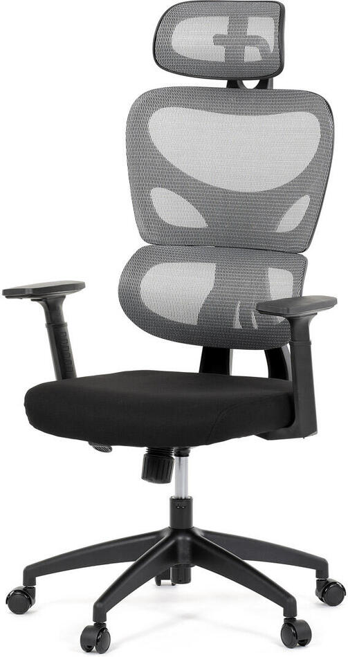 Kancelářská židle, houpací mechanismus, šedá, KA-K2080 GREY Autronic