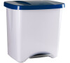 Denox Ecologic pedálový odpadkový koš 50 l, plast, modrý