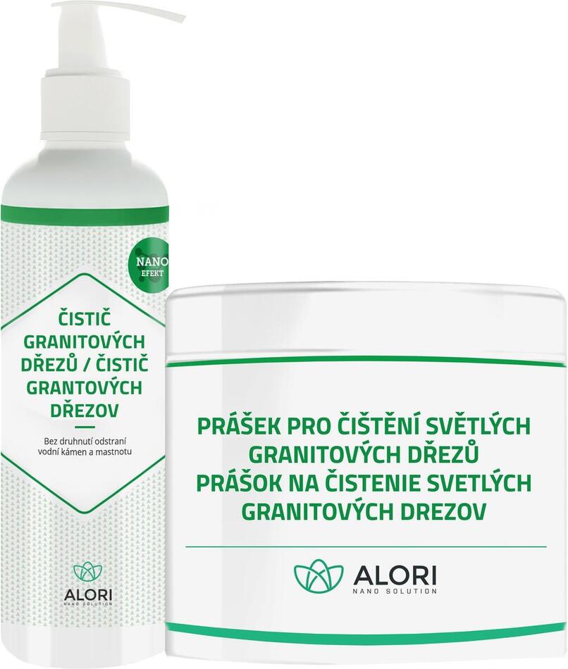 ALORI Balíček pro čistění bílého granitového dřezu