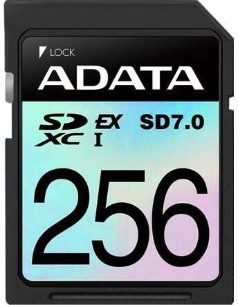 A-Data ADATA SDXC karta 256GB Express, PCIe Gen3, UHS-I, C10, V30, (R:800/W:700 MB/s) (ASD256GEX3L1-C)