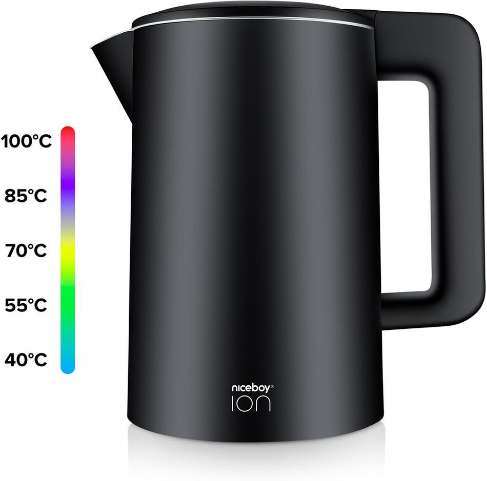 Rychlovarná konvice Niceboy ION ThermoKettle TK5 Onyx, černá