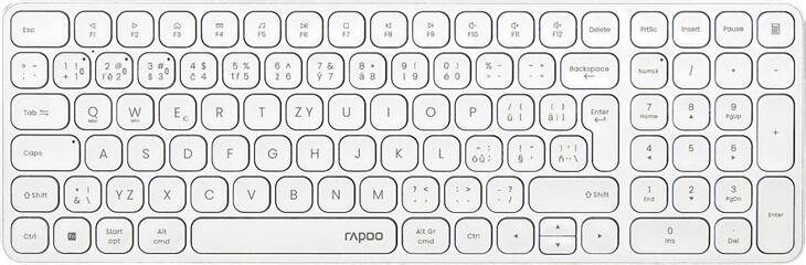 Rapoo E9310M klávesnice bílá