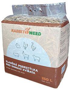 Rabbit Weed Podestýlka slaměná pro koně a zvířata RabbitWeed 250l