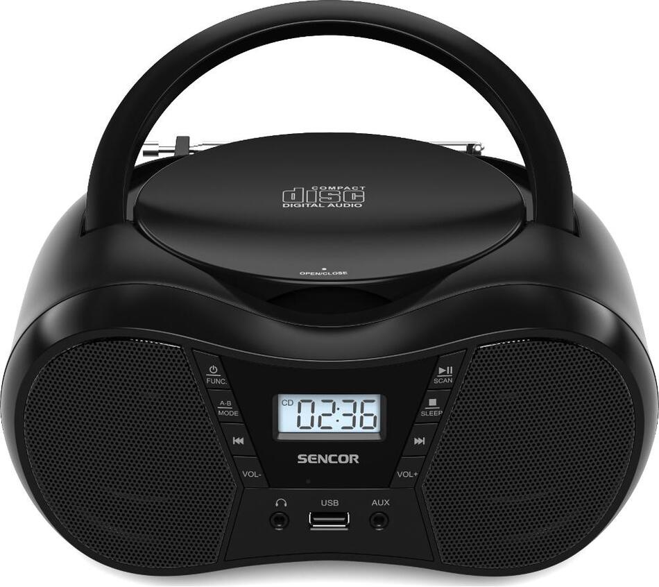 Boomblaster Sencor SPT 2300 CD/MP3/USB/BT Black
