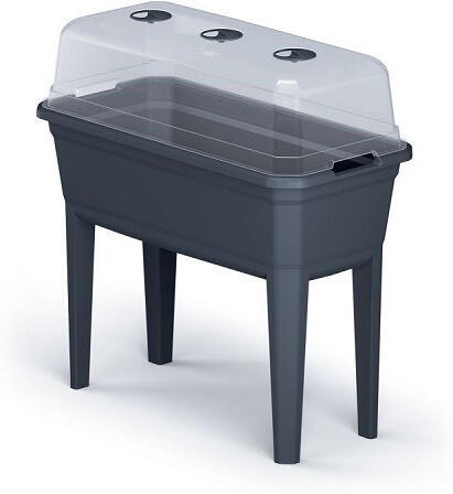 Minipařeniště Respana Planter Ecoline Set antracit 74,9cm PROSPERPLAST