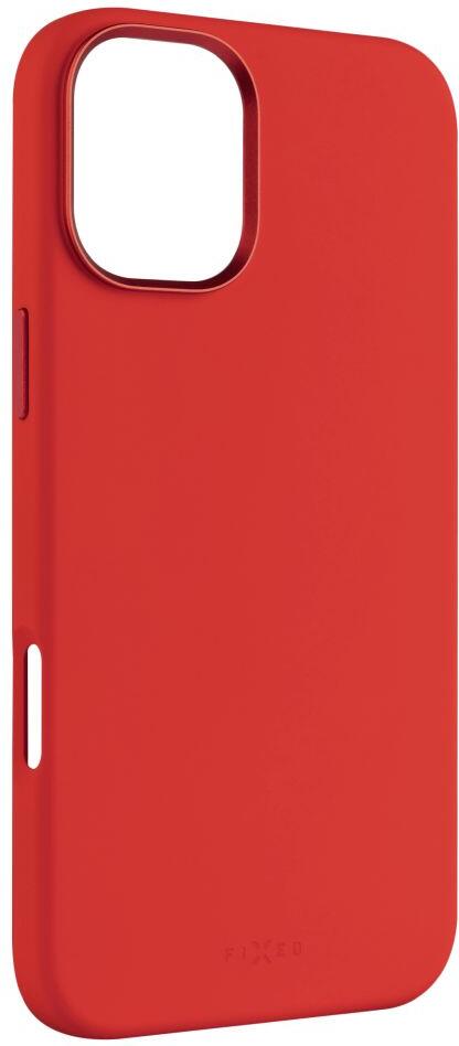 Zadní kryt FIXED MagFlow s podporou MagSafe pro Apple iPhone 16 Plus, červený