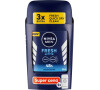 Nivea Men Fresh Active tuhý deodorant, 2× 50 ml