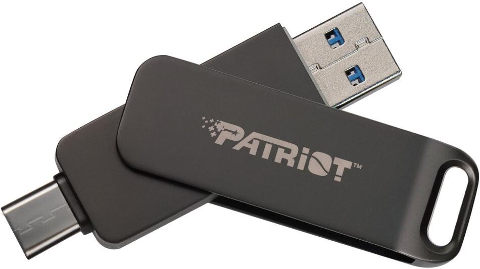 PATRIOT RAGE R550 32GB / USB Typ-A + USB Typ-C / USB 3.2 Gen 1 / šedá (PE32GR550DSAD)
