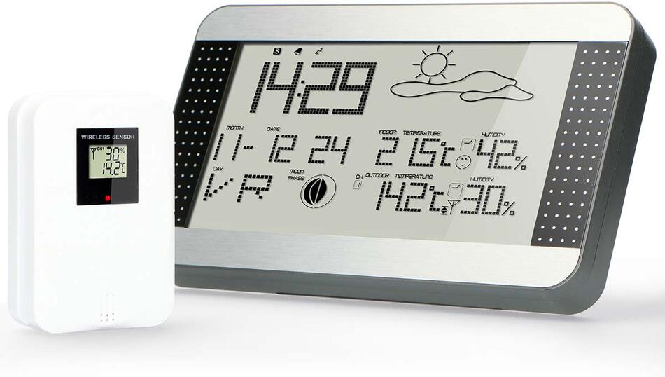 Meteorologická stanice s bezdrátovým venkovním senzorem Alecto WS-1700