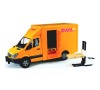 Set Bruder MB Sprinter DHL s paletovým vozíkem