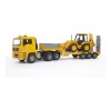 MAN Bruder návěs s JCB - 02428