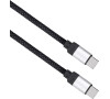 Solight magnetický USB-C 3.1 kabel, USB-C konektor - USB-C konektor, 1m