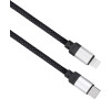 Solight magnetický USB-C/Lightning kabel, USB-C konektor - Lightning konektor, 1m