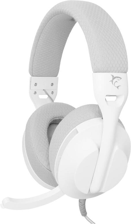 White Shark herní headset PARROT, pro PC, PS4/PS5, Mac, bílá (PARROT-W)