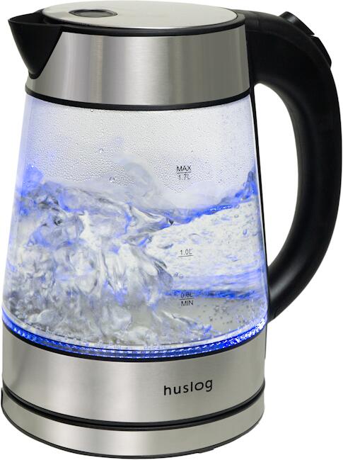 Rychlovarná konvice Huslog 1,7l, skleněná