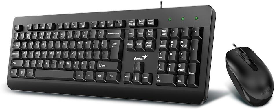 GENIUS KM-160/ Drátový set/ Copilot/ USB/ černá/ CZ+SK layout (31330001433)
