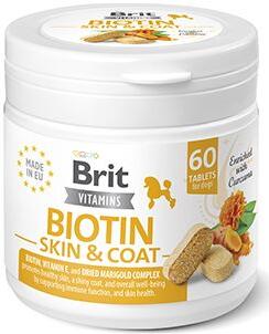 Brit Dog Vitamins Biotin Skin&Coat 120g (60tbl)