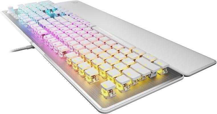 Herní mechanická klávesnice Turtle Beach Vulcan II TKL, Linear Red Sw. US, bílá (TBK-1002-11-US)