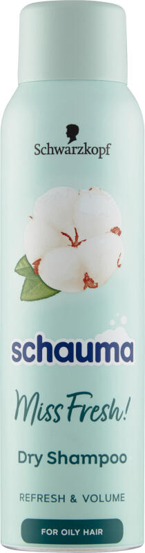 Schauma Miss Fresh suchý šampon pro mastné vlasy, 150 ml