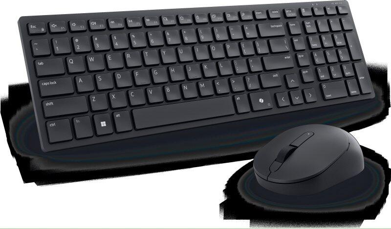 DELL Silent Keyboard and Mouse - KM555 - Czech/Slovak (QWERTZ) (KM555-BLK-CSK)