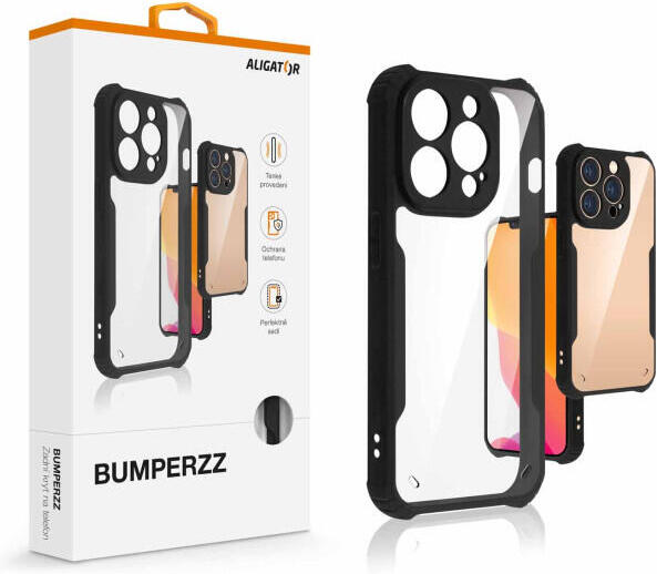 Pouzdro ALIGATOR Bumperzz iPhone 16 Pro Max, černé
