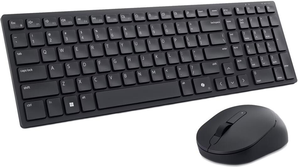 DELL KM555/ Maďarská/ bezdrátová tichá klávesnice + myš/ USB/ černá (580-BBWC)