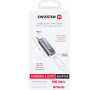 NABÍJECÍ ADAPTÉR SWISSTEN USB-C (samec) / LIGHTNING (samice) STŘÍBRNÝ