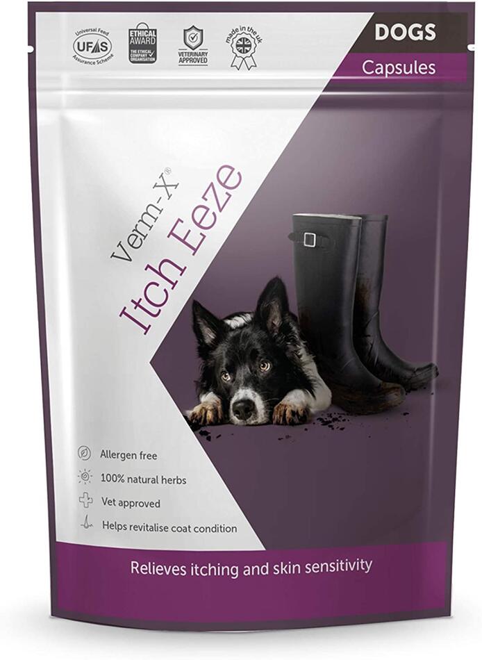 Verm-X Itch-Eeze Přírodní prostředek proti svědění pro psy 50g