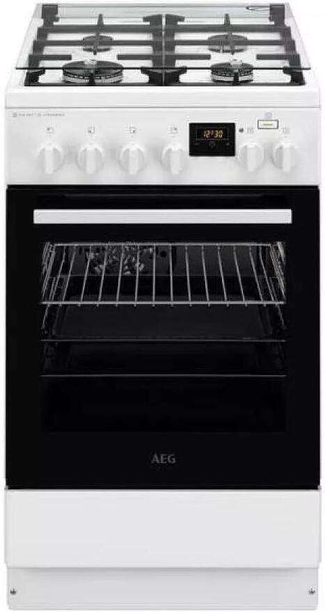 Plynový sporák AEG Mastery SteamBake CKB56490BW