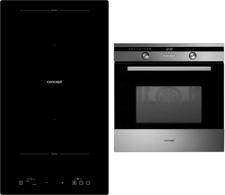 SET Indukční deska Concept IDV4530 + Trouba Concept ETV7460ss SINFONIA