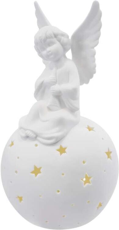Emos LED keramický anděl, 29 cm, 2x AA, vnitřní, teplá bílá (DCLW33)