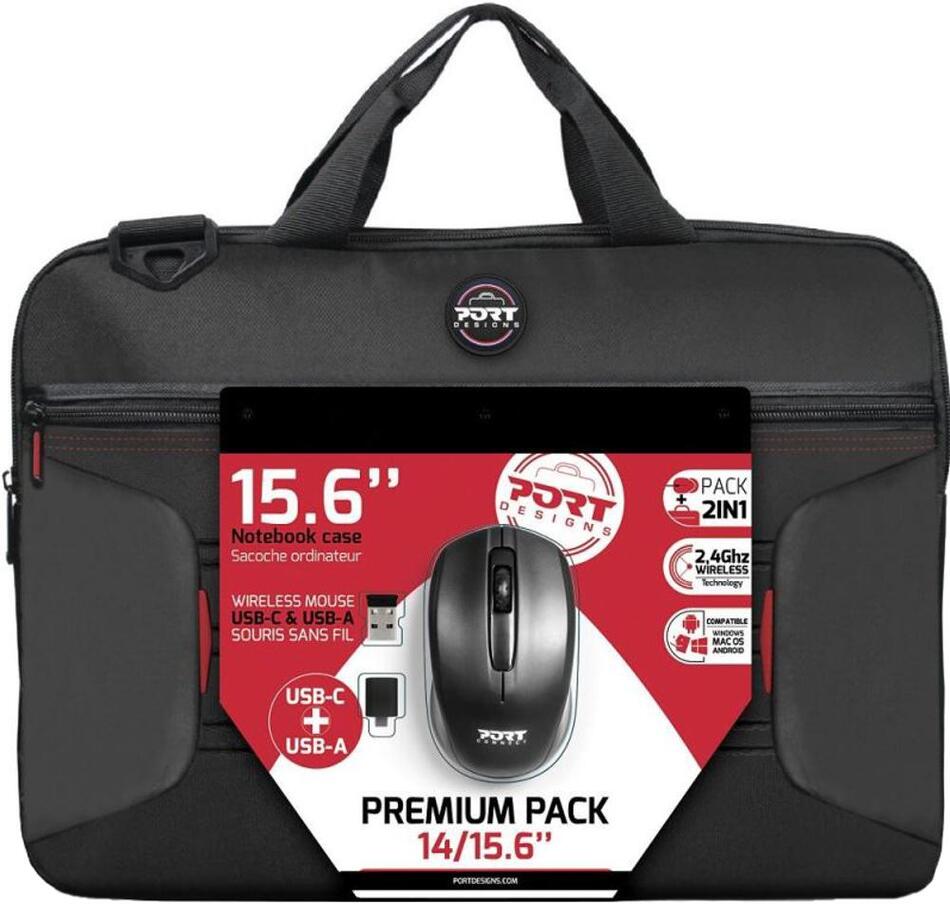 Brašna pro notebook PORT DESIGNS BUNDLE Premium Pack 15,6"