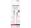 DATOVÝ KABEL SWISSTEN TEXTILE II USB-C / USB-C 1,5 M RŮŽOVÝ