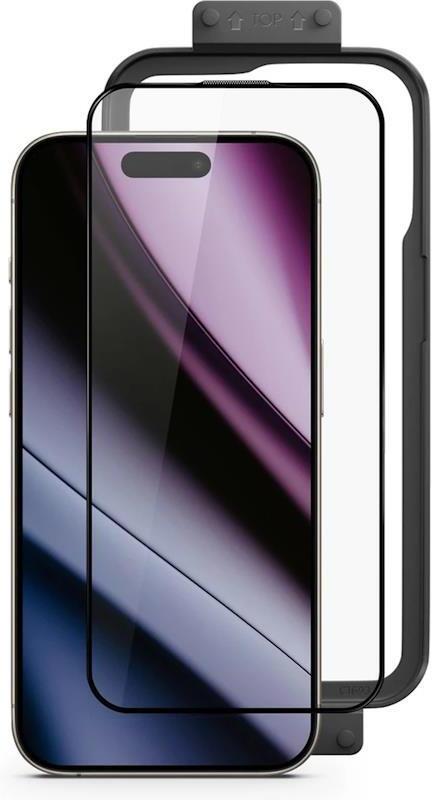 Sklo Epico Hero 3D s instalačním rámečkem pro Apple iPhone 16 Pro Max
