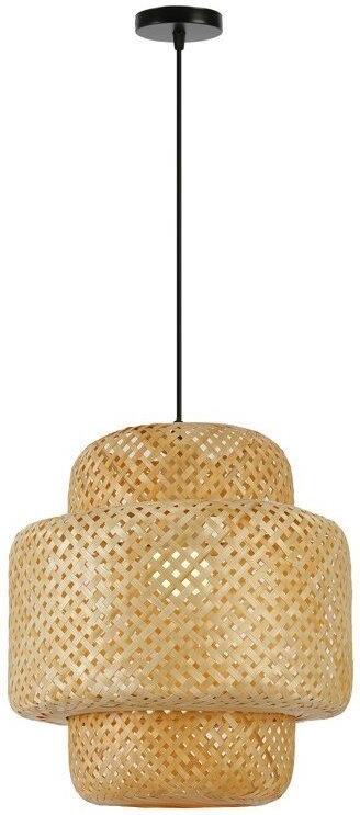 IMMAX BOHO HILO designové závěsné svítidlo, D38cm, E27. bambus (08267L)