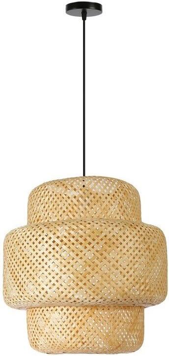 IMMAX BOHO HILO designové závěsné svítidlo, D50cm, E27, bambus (08268L)
