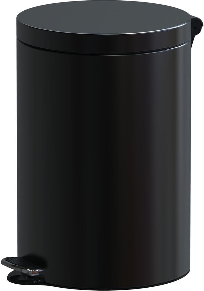Pedálový odpadkový koš Freedom Fresh 20 l, lakovaná ocel, černá