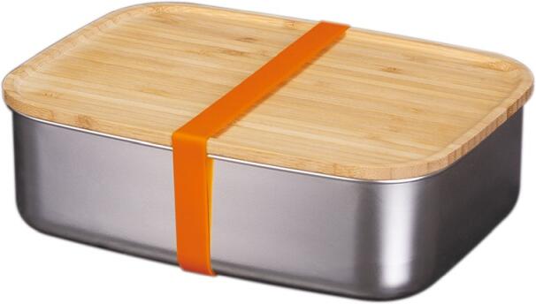 BERLINGERHAUS Svačinový box s bambusovým víkem, nerezová ocel BH-7207