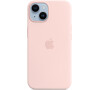 Apple iPhone 14 Silicone Case with MS - Chalk Pink / SK (MW5V3ZM/A)