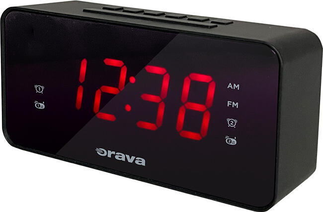 Rádiobudík s velkým červeným LED displejem Orava (RBD-613)