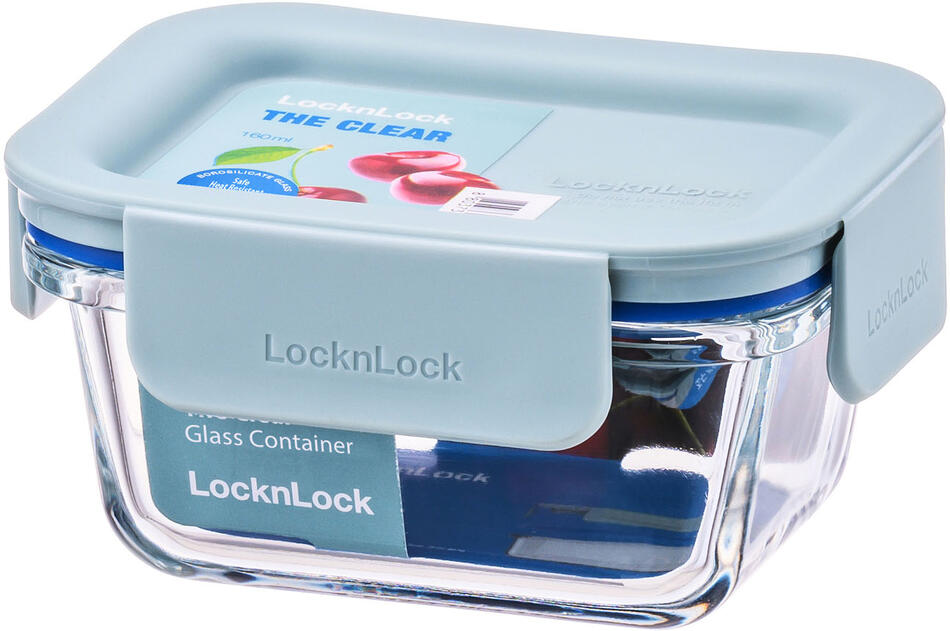 Lock&lock skleněná zapékací miska s víkem LOCK 160ml borosilikát