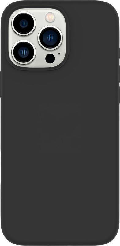 eSTUFF INFINITE Riga silikonový kryt pro iPhone 16 Pro Max, TPU, černý (ES67120053)