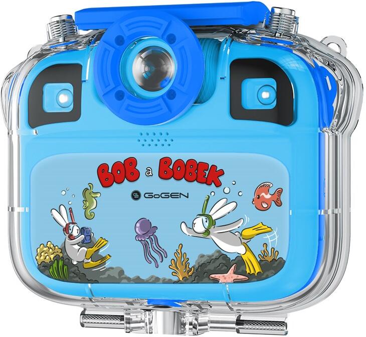 Fotoaparát GoGEN BOB A BOBEK AQUA FOTO, modrý