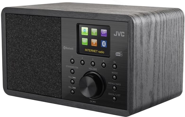 Internetové rádio s DAB+ JVC RA-E814B, černé