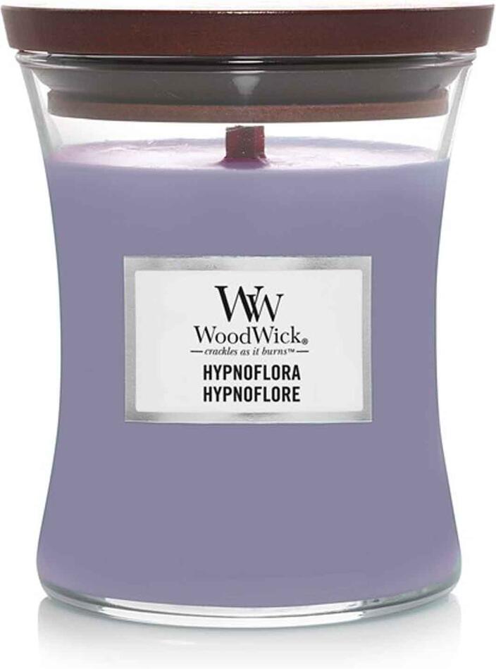 Woodwick Hypnoflora vonná svíčka s dřevěným knotem 275 g