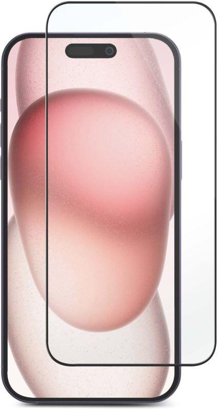 eSTUFF INFINITE Titan Shield ochranné sklo pro iPhone 16 Plus – Full Cover (ES501425)